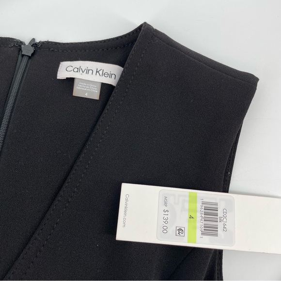 Calvin Klein NWT Black Belted Jumpsuit 4 - Picture 8 of 8